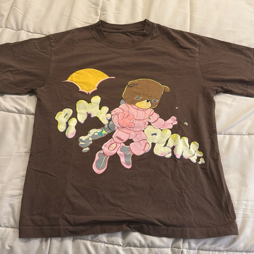 Brown Graphic Kids T-Shirt